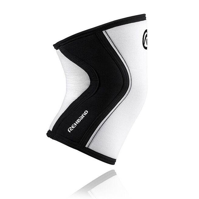 RX Knee Sleeve, 7mm, White/Black, XS  RX Knestøtte 7mm Hvit/Svart
