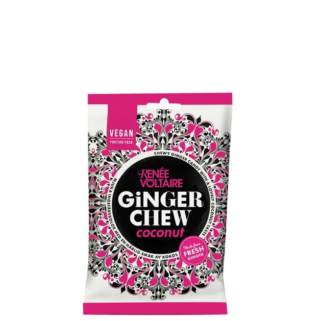 Ginger Chew Kolor Kokos 120 g Ginger Chew Karamell Kokos 120 g Kokos