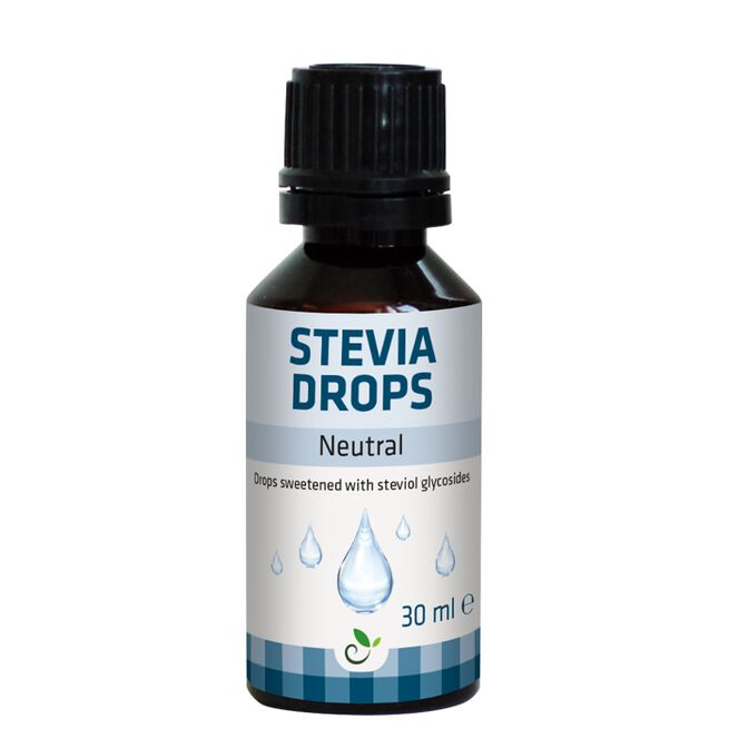 Sukrin Stevia Droppar Neutral 30 ml Stevia Dråper Nøytral 30 ml