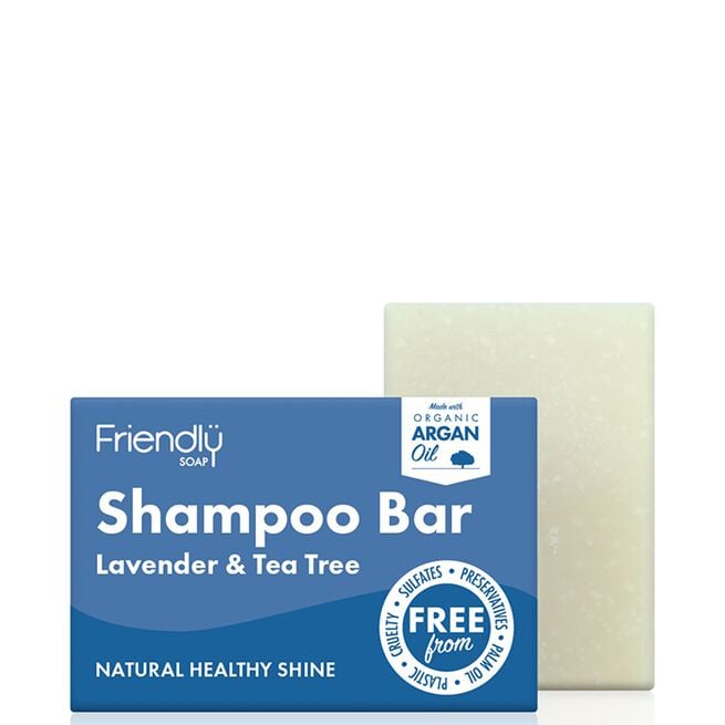 Friendly Soap Schampotvål Lavender & Tea Tree 95 g Sjamposåpe Lavendel & Tea Tree 95 g