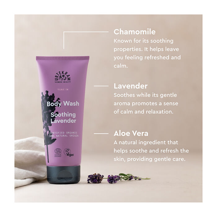 Tune in Soothing Lavender Body Wash, 200 ml