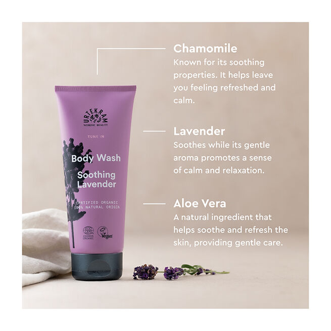 Soothing Lavender Duschtvål 200 ml  Tune in Soothing Lavender Body Wash, 200 ml