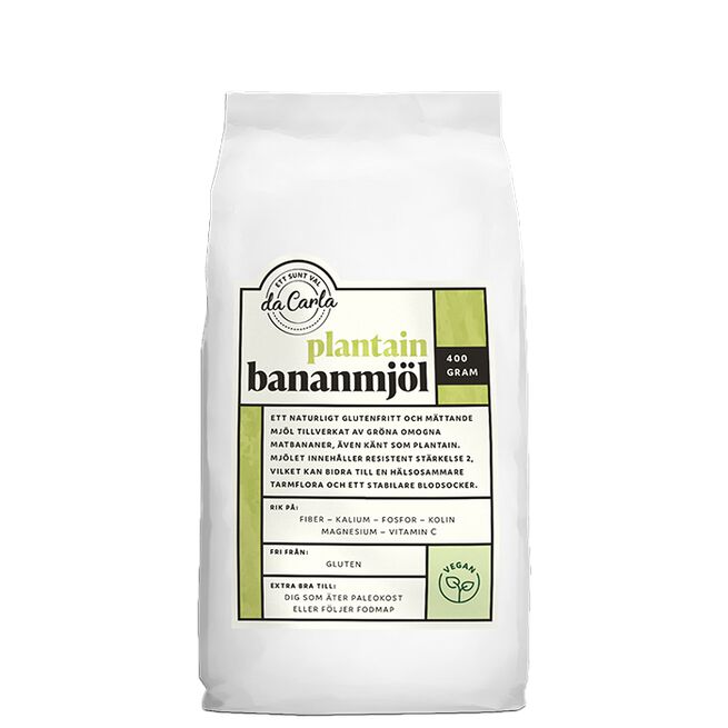 Bananmjöl 400 g Bananmel, 400 g Banan
