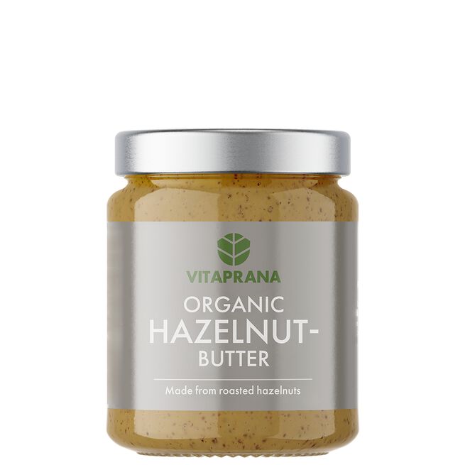 Organic Raw Hazelnut butter, 250 g Økologisk Raw Hasselnøttsmør 250 g