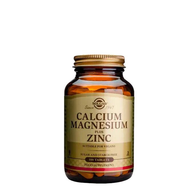 Calcium Magnesium Plus Zinc 100 tabletter Kalsium Magnesium + Sink 100 tabletter