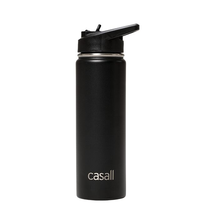 Casall Hot & Cold Everyday Bottle 0,65L, Black Hot & Cold Everyday Vannflaske 0,65L Svart