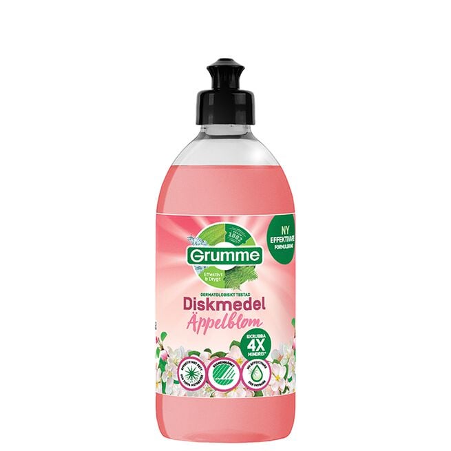 Grumme Handdiskmedel Äppelblom 500 ml Grumme Håndoppvaskmiddel Epleblomst 500 ml