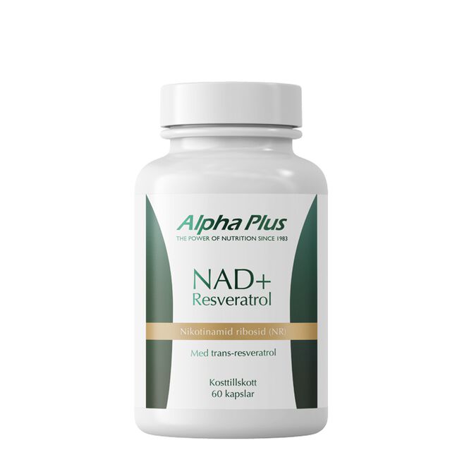 NAD+ Resveratrol 60 kapslar NAD+ Resveratrol 60 kapsler