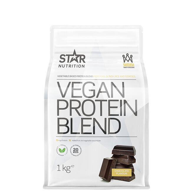 99921R Starnutrition VeganProteinBlend Chocolate 1kg feb20