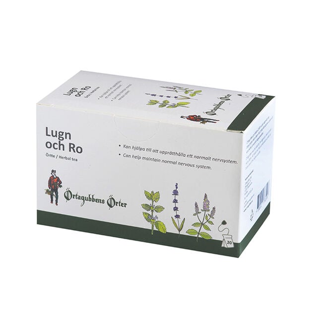 Lugn och Ro 1,5gr x 20 Tepåsar Lugn og Ro 1,5gr x 20 Teposer