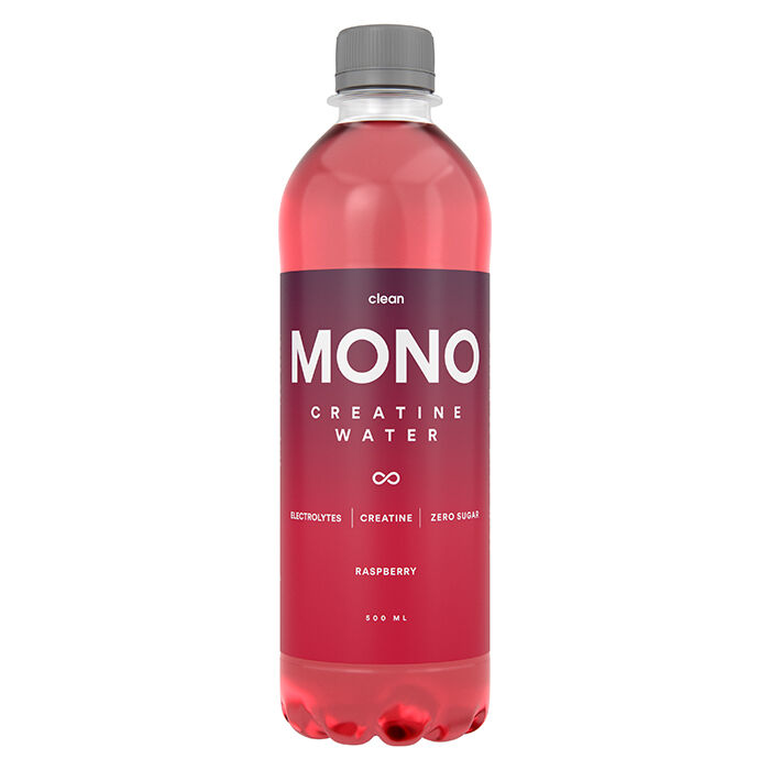 12 x  Clean MONO Creatine Water 500 ml Raspberry