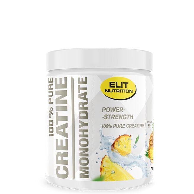 ELIT 100% Pure Creatine monohydrate, 300 g, Pineapple ELIT 100 % Pure Kreatin Monohydrat 300 g Pineapple