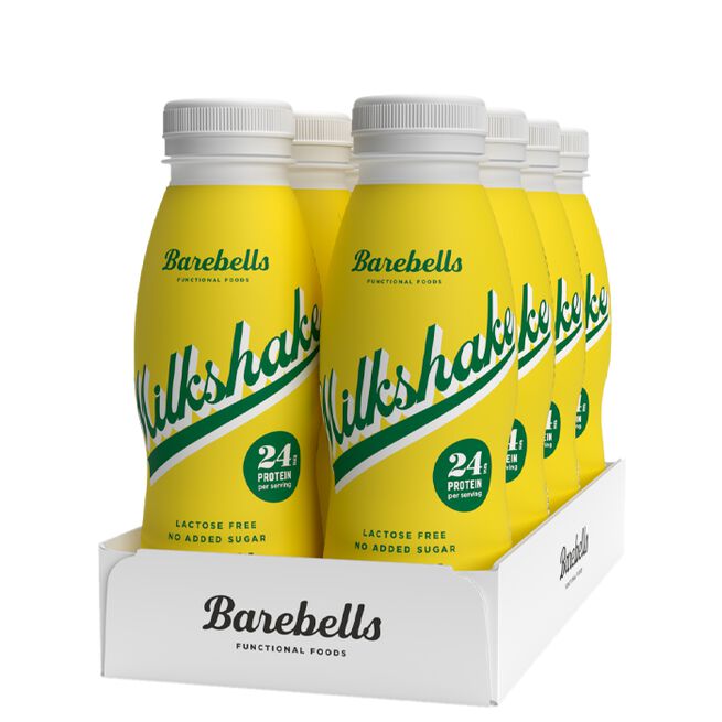 8 x Protein Milkshake, 330 ml, Banan 8 x Barebells Protein Milkshake, 330 ml NO Banan