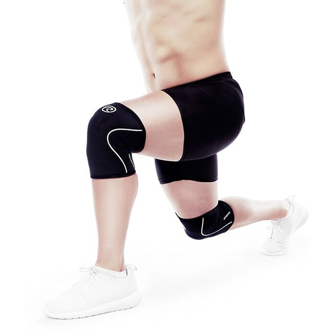 RX Knee Sleeve, 5mm, Black, L  RX Knestøtte 5mm Svart