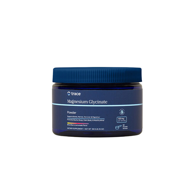 Magnesium Glycinate Powder Berry Lemonade 180 g Magnesiumglysinat Pulver Bær Lemonade 180 g
