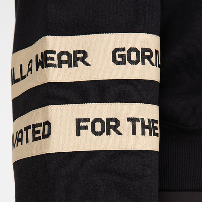 Gorilla Wear Tracey Cropped Hoodie, Black Tracey Cropped Hoodie, Black