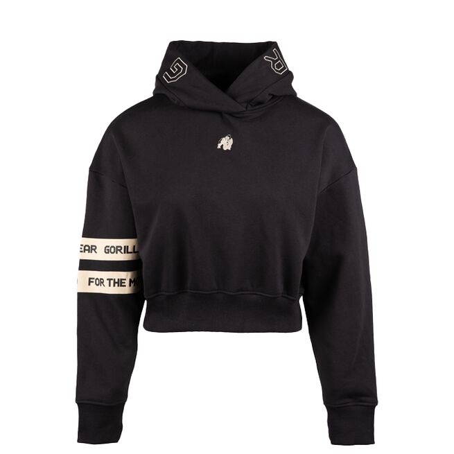 Gorilla Wear Tracey Cropped Hoodie, Black Tracey Cropped Hoodie, Black