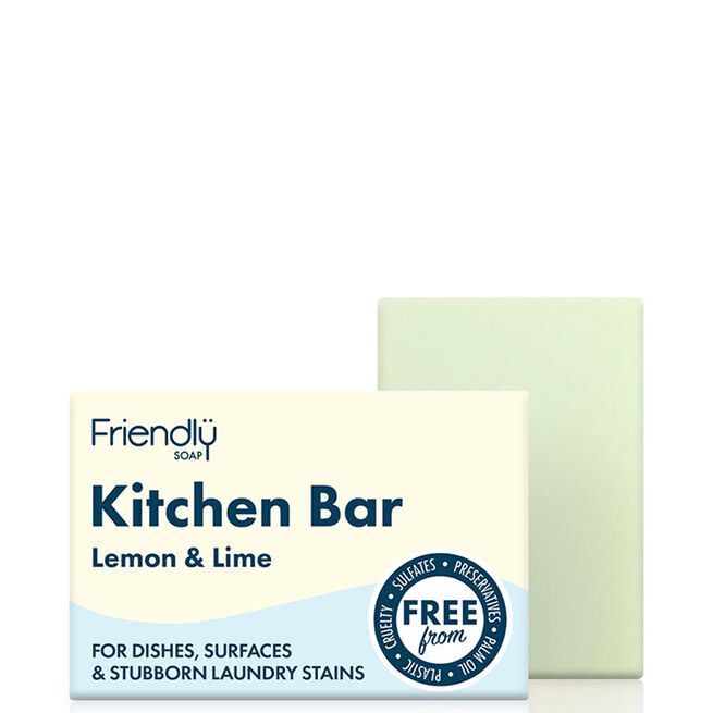 Friendly Soap Kökstvål Citron & lime 95 g Kjøkkensåpe Sitron & lime 95 g