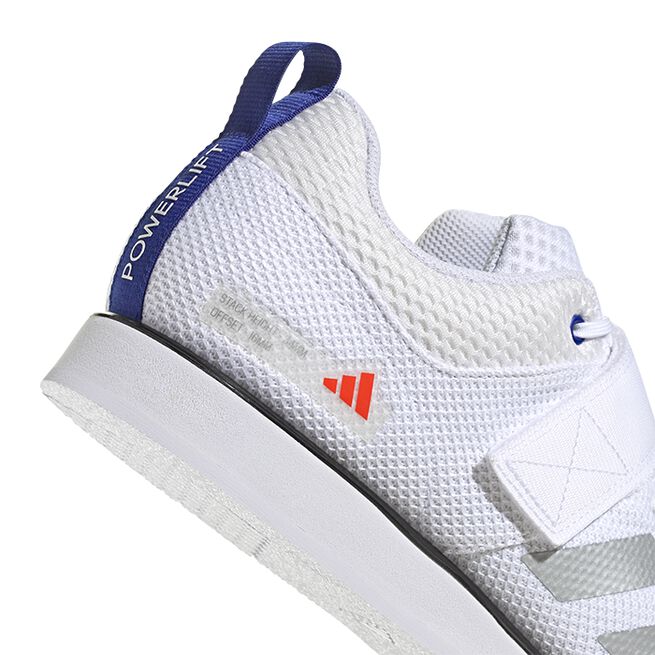 Adidas Powerlift 5, White/Silver, 40 2/3  Powerlift 5 Sko Hvit Sølv