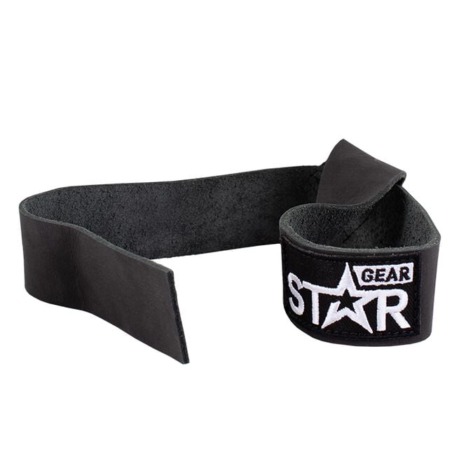 Star gear lifting strap black Trekkreimer Lær