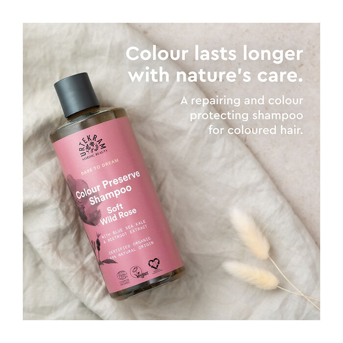 Color Preserve Shampoo Soft Wild Rose Organic, 500 ml