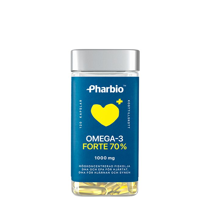 Omega-3 Forte 1000mg, 120 Kapsler Omega-3 Forte 1000mg, 120 Kapsler