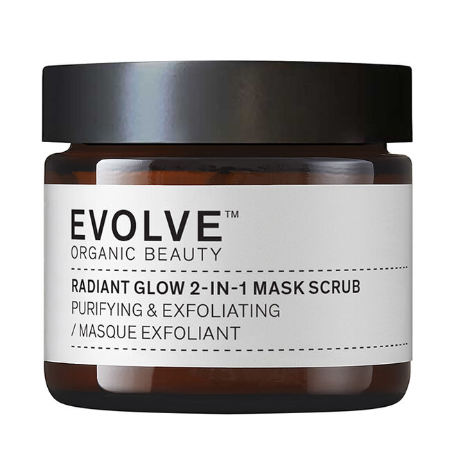 Organic Beauty Radiant Glow 2-in-1 Mask Scrub 60 ml Ansiktsmaske 60 ml