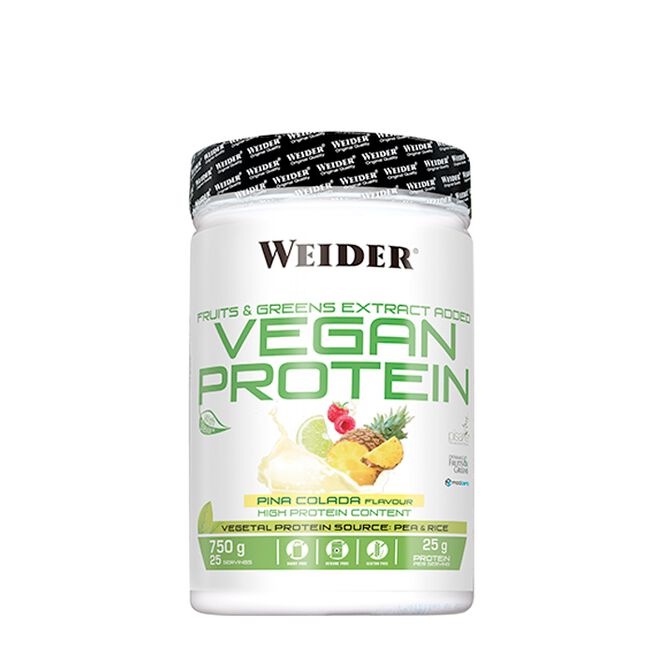 Vegan Protein, 750 g, Pina Colada (Ananas Cocos) 
