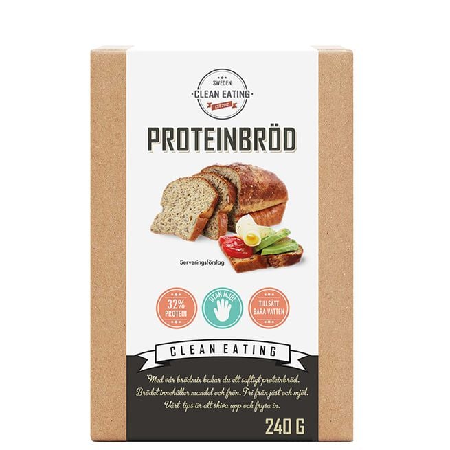 Clean Eating Proteinbrödmix 240 g Proteinbrødmiks, 240 g