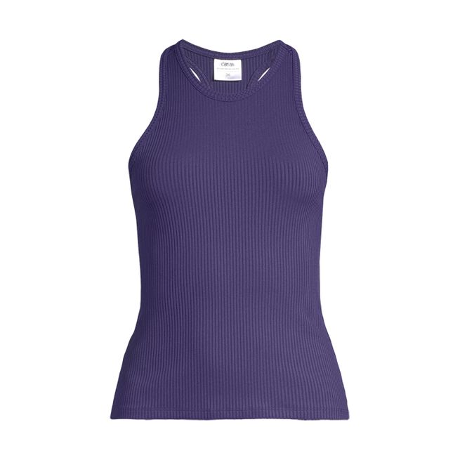 Casall Signified Rib Tank, Purple Eclipse Signified Ribbet Treningstopp Lilla