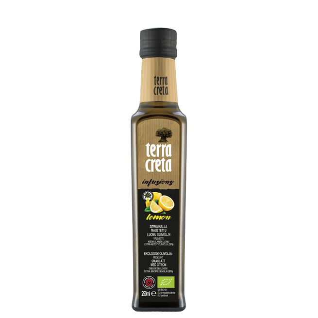 Terra Creta Ekologisk Extra Virgin Olivolja Citron 250 ml
