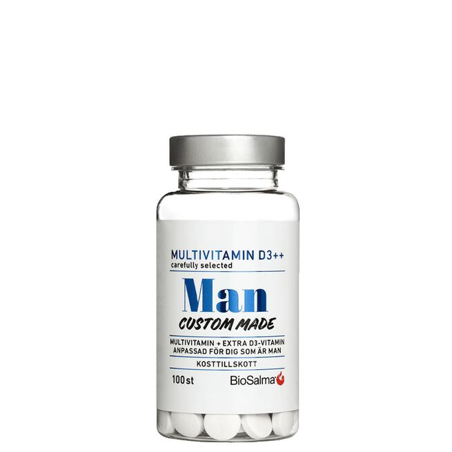 Multivitamin Man D-vitamin++ 100 tabletter Multivitamin Man D-vitamin++ 100 tabletter