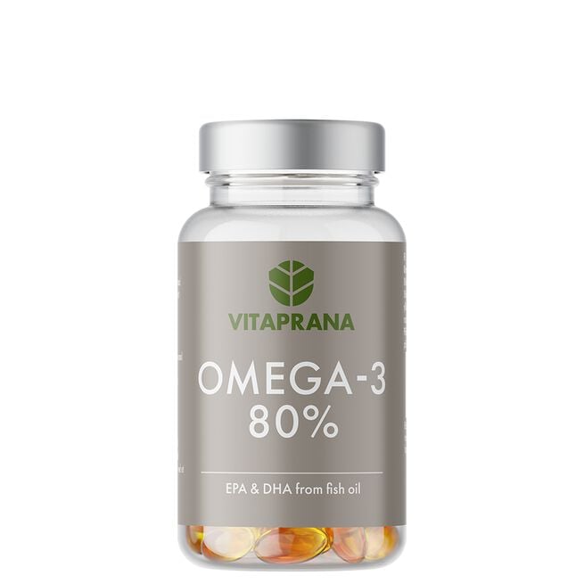 Vitaprana Omega-3 80%, 100 kapslar Omega-3 80% 100 kapsler