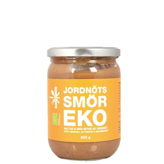 Jordnötssmör 500 g Peanøttsmør ØKO, 500 g