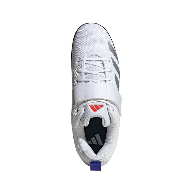 Adidas Powerlift 5, White/Silver, 40 2/3  Powerlift 5 Sko Hvit Sølv