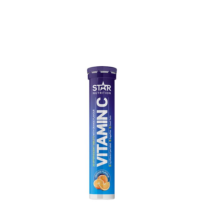 Star nutrition vitamin C Vitamin-C 20 brusetabletter Appelsin Apelsin