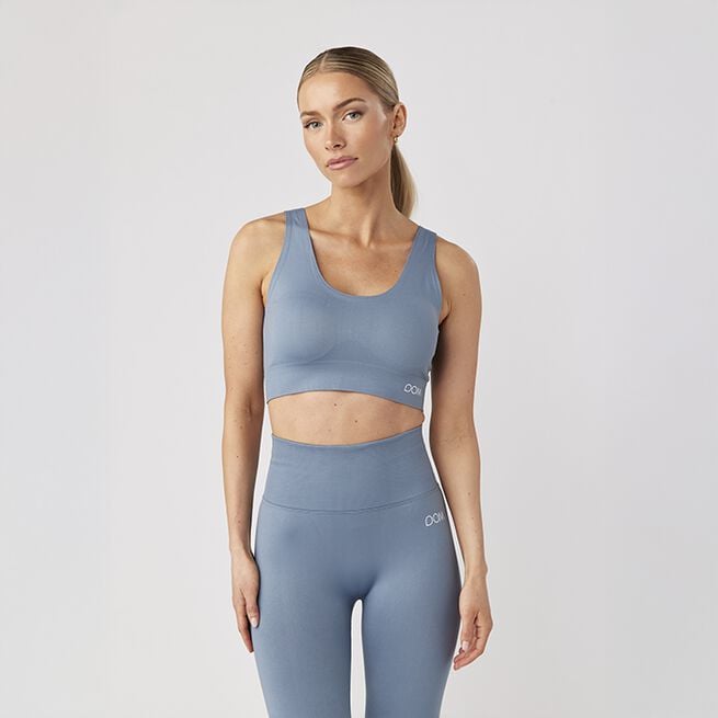 Flow Bra, Midtone Grey, XS  Flow Sport-BH Grå
