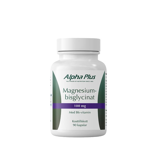 Magnesiumbisglycinat 100mg 90 kapslar Magnesiumbisglycinat 100mg 90 kapsler