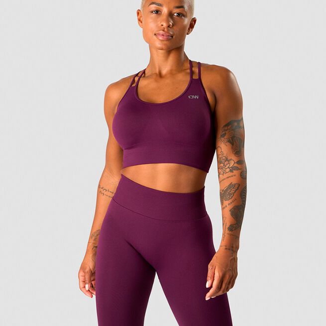 Define Seamless Sports Bra, Purple, XS Define Seamless Sports Bra Lilla