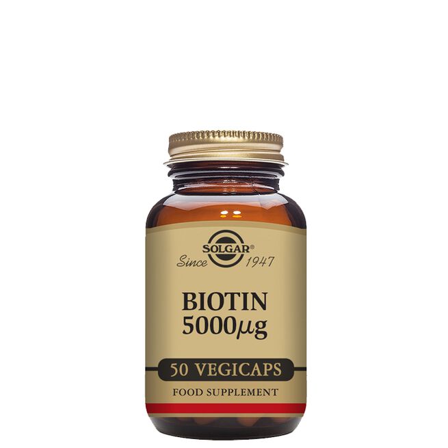 Biotin 5000 mcg 50 kapslar Biotin 5000 mcg, 50 kapsler