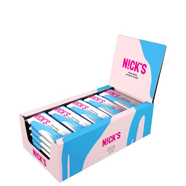 Nicks Potein Wafer Chocolate 24 x NICKS Protein Wafer, 40 g Chocolate