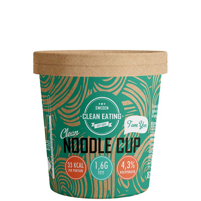 Clean Eating Clean Noodle Cup Tom Yum 162 g Clean Noodle Cup Tom Yum 162 g