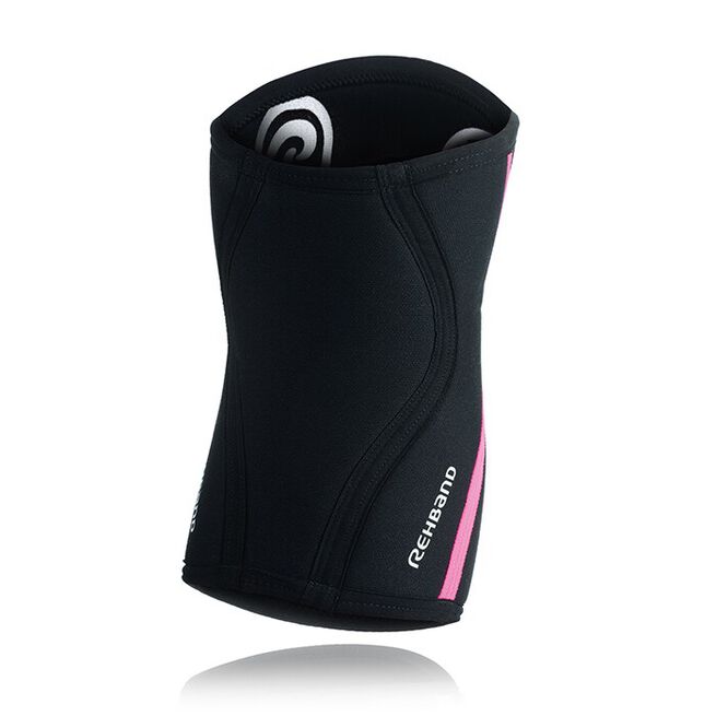 RX Knee Sleeve, 7mm, Black/Pink, M  RX Knestøtte 7mm Svart/Rosa