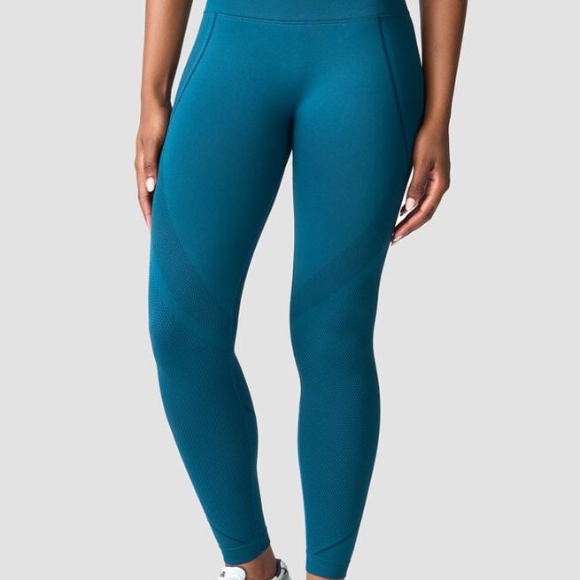 ICIW Endurance Seamless Tights Wmn, Teal Endurance Seamless Tights Blå