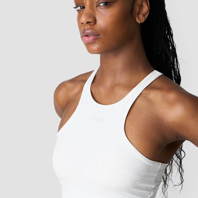 ICIW Endurance 2-in-1 Tank Top Wmn, White Endurance 2-i-1 Treningssinglet Hvit