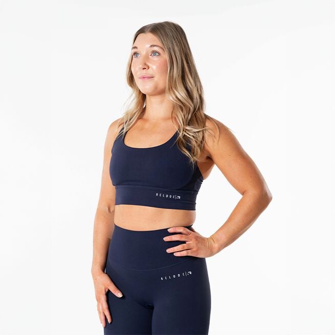 Relode Mercy Top, Mörkblå, XS  Mercy Sports-bh Mørkeblå