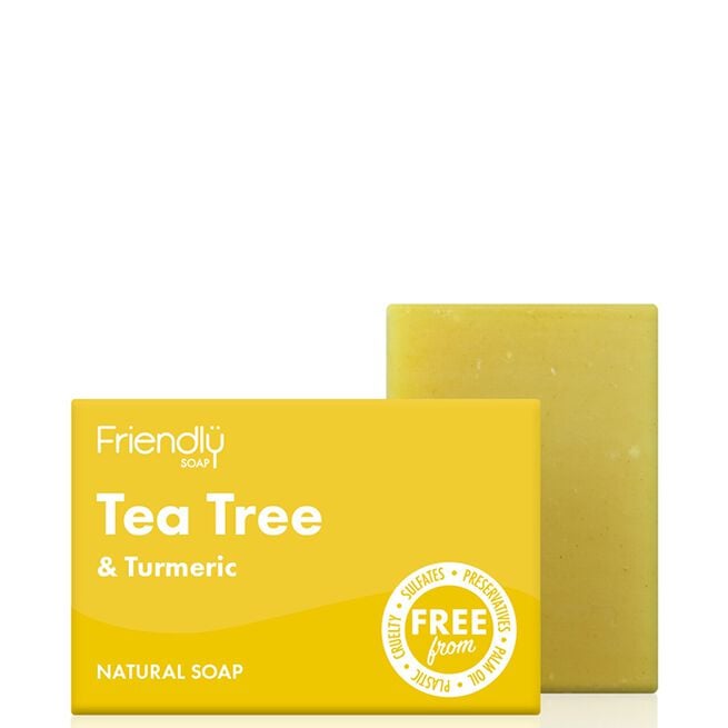 Friendly Soap Tvål Tea Tree & Gurkmeja 95 g Såpe Tea Tree & Gurkemeie 95 g