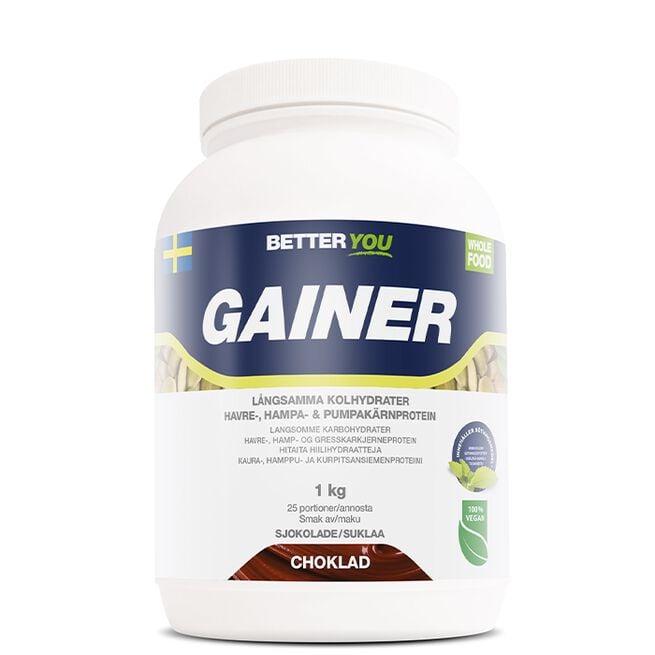 Better You Whole Gainer Food Choklad 1 kg Whole Food Gainer Sjokolade 1 kg