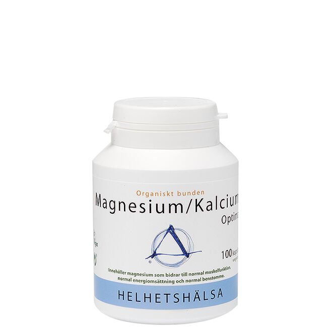 Magnesium/Kalcium Optimal, 100 kapsler  Magnesium/Kalcium Optimal 100 kapsler