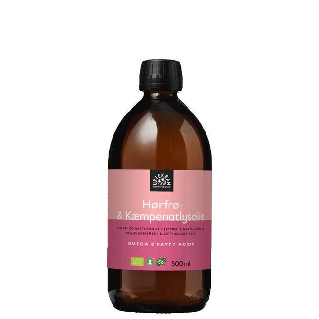 Linfrø & Primrose olje, 500 ml Linfrø Og Primrose Olje 500 ml